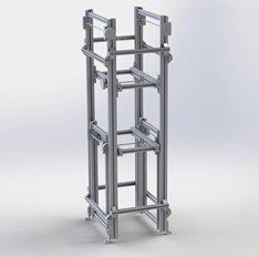 Vertical Transfer Unit fabricada por Glide-Line para conveyors.