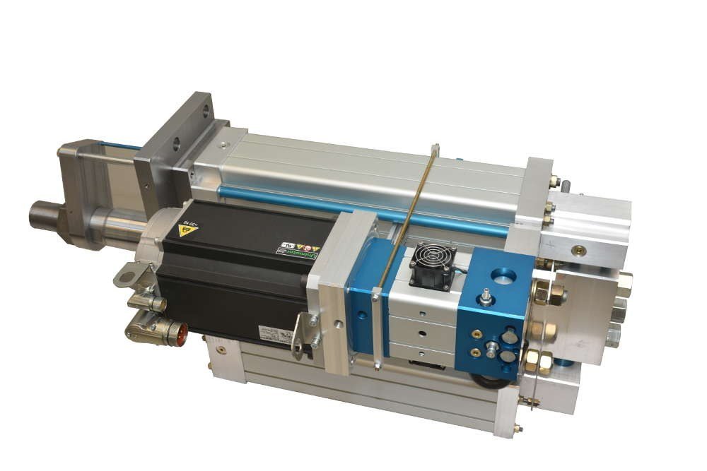 Actuadores servohidráulicos serie H de Kyntronics