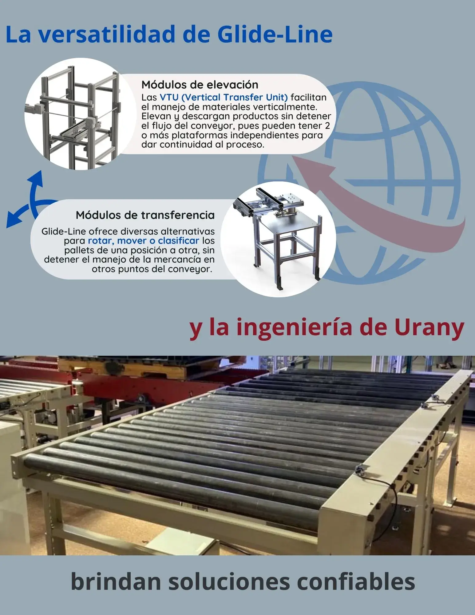 Glide-Line y Urany colaboran para darte las soluciones más confiables.